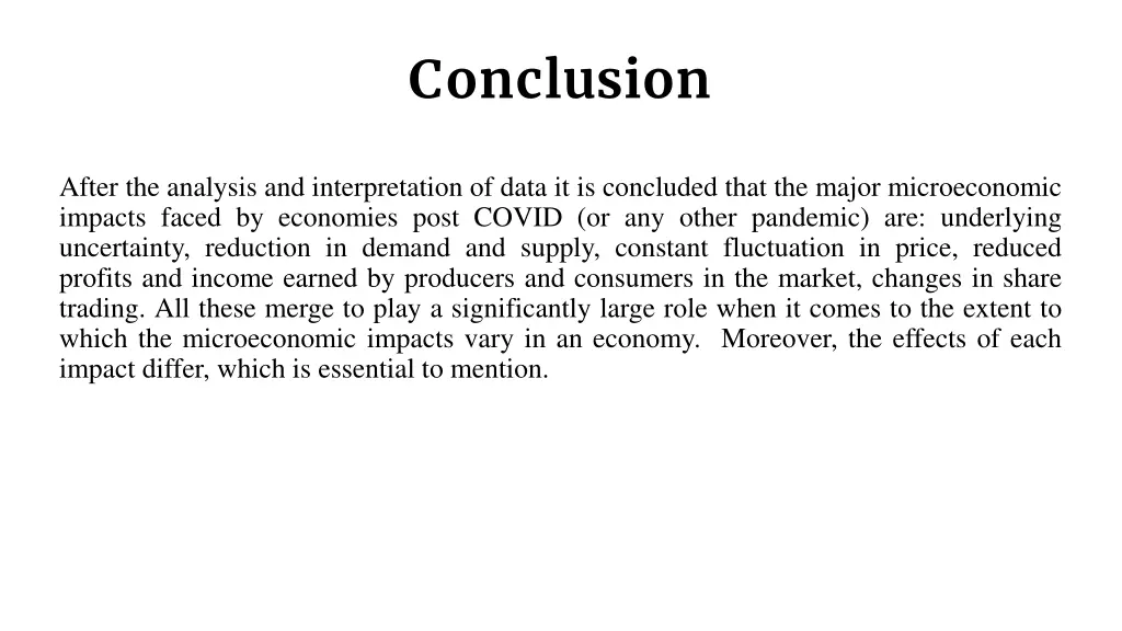 conclusion