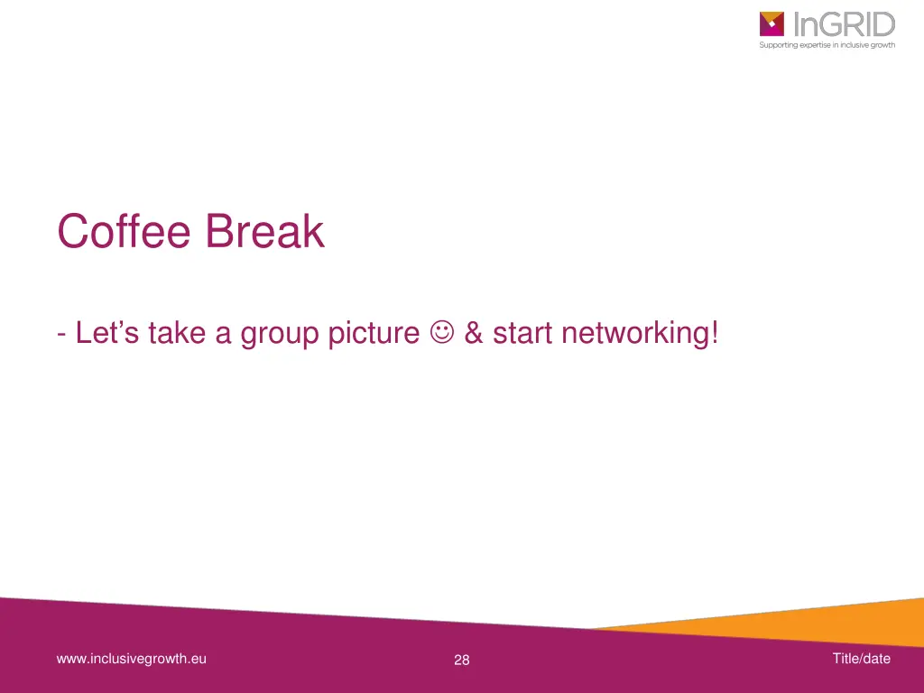 coffee break