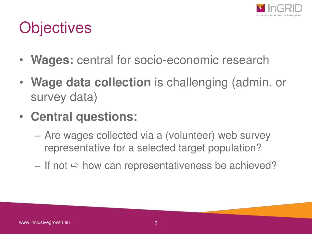 objectives