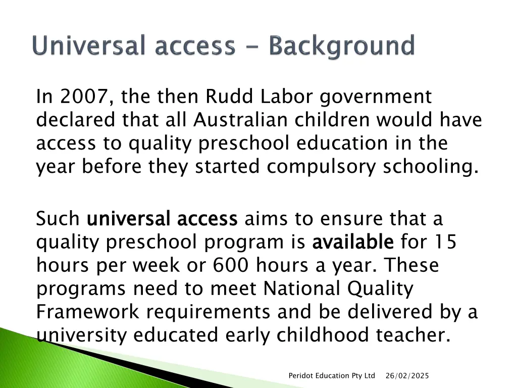 in 2007 the then rudd labor government declared