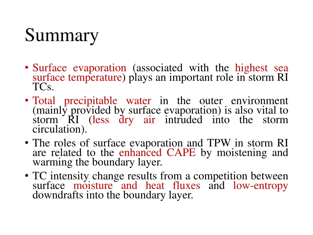 summary