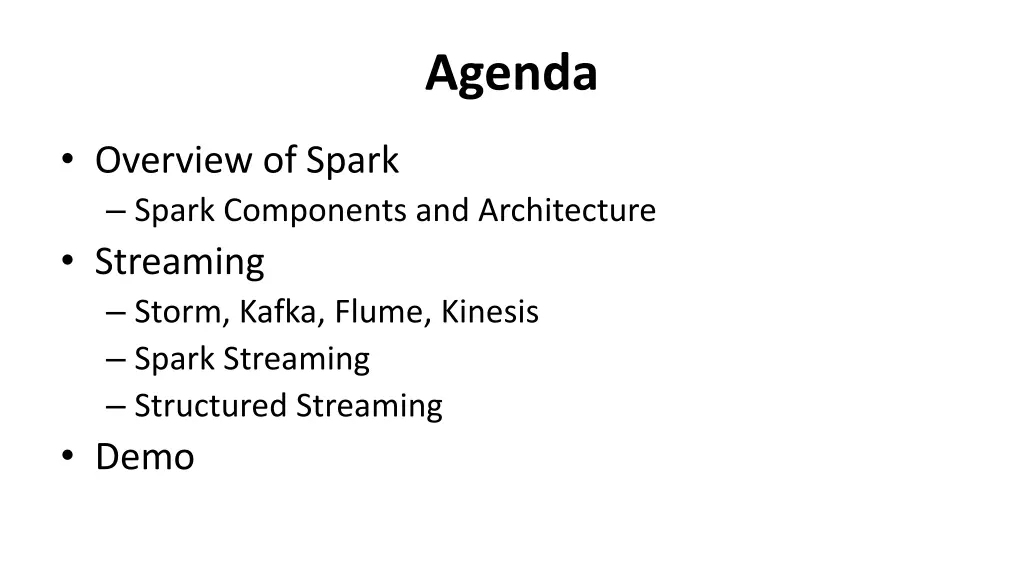 agenda