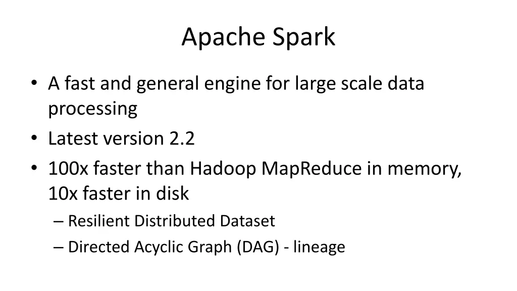 apache spark