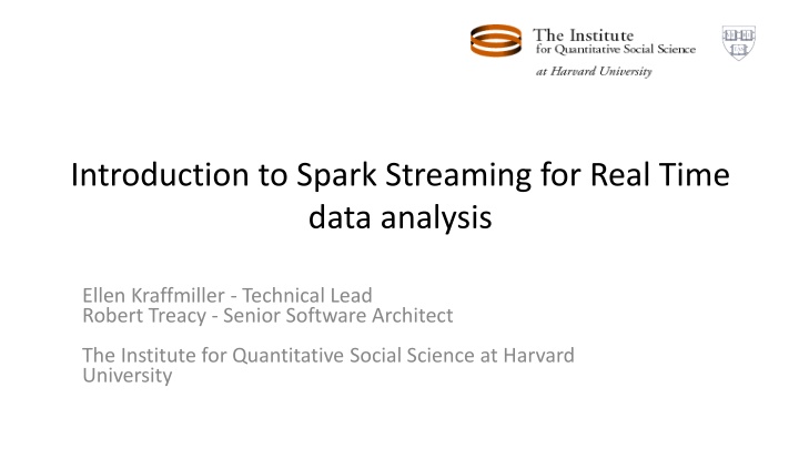 introduction to spark streaming for real time