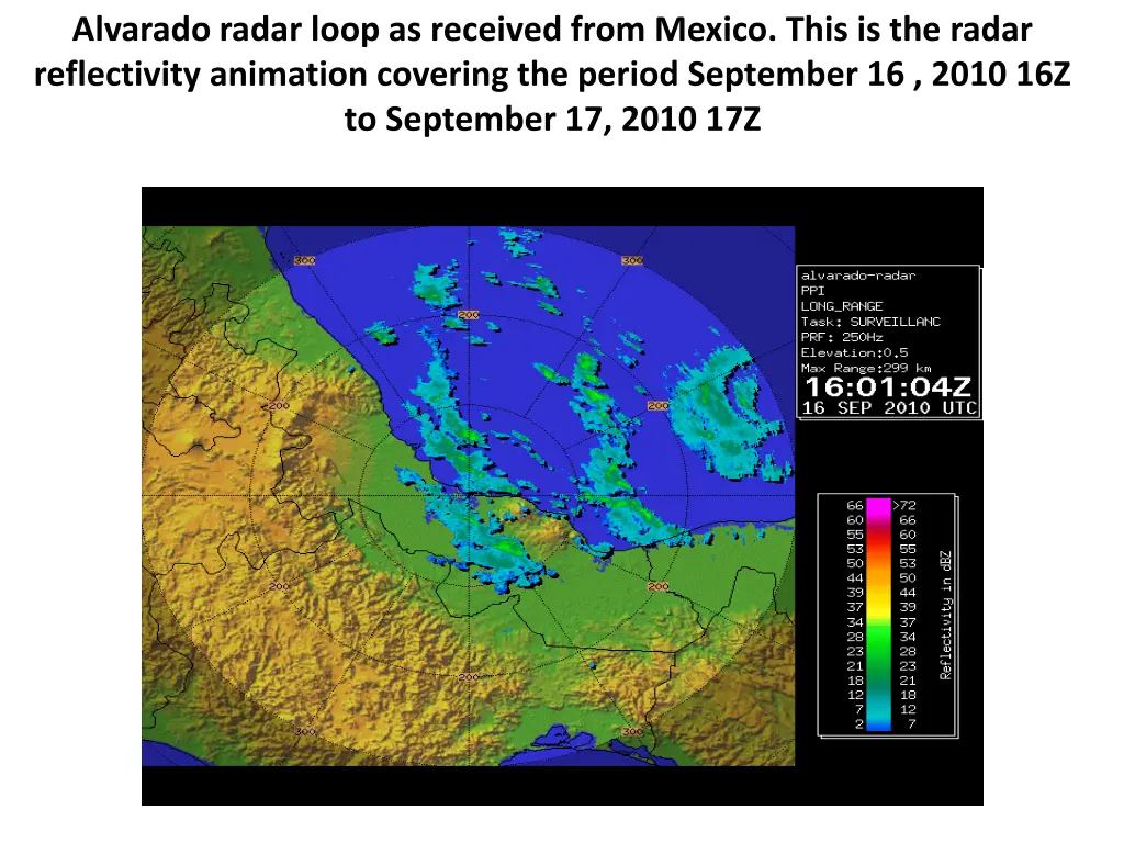 alvarado radar loop as received from mexico this