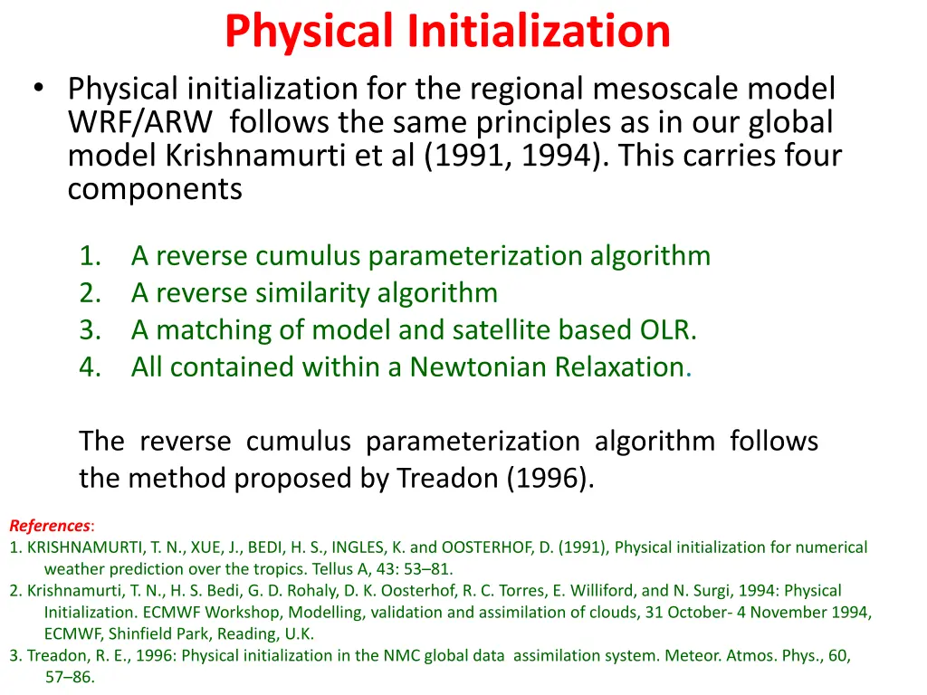 physical initialization physical initialization