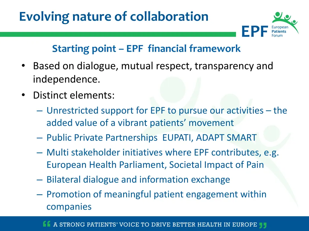 evolving nature of collaboration
