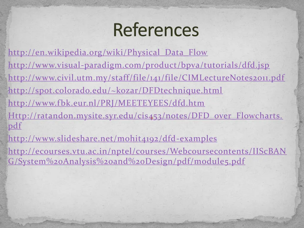 references