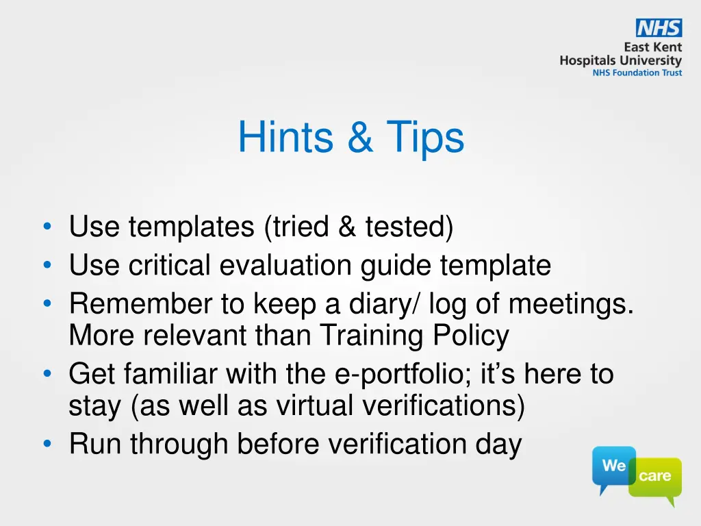hints tips