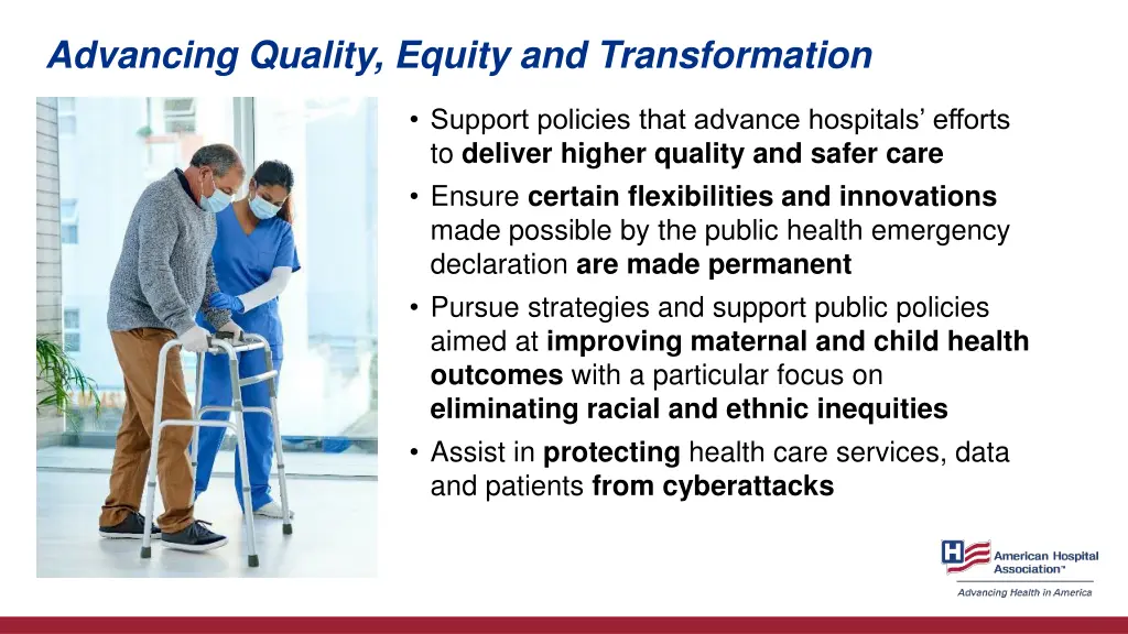 advancing quality equity and transformation