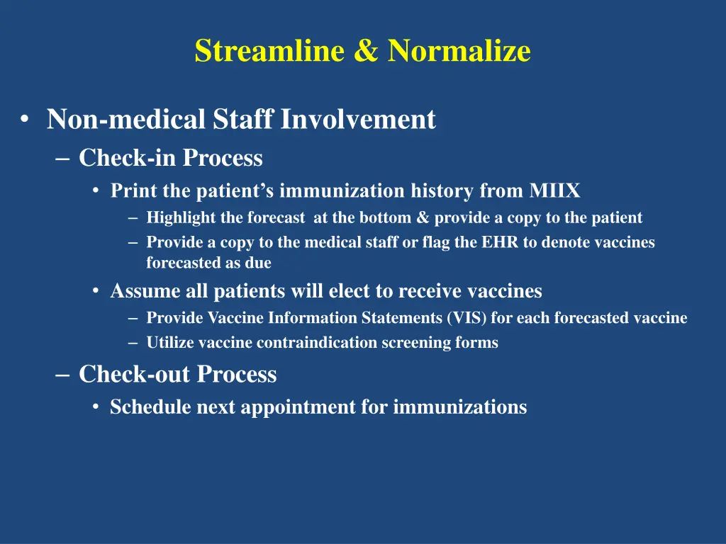 streamline normalize 1