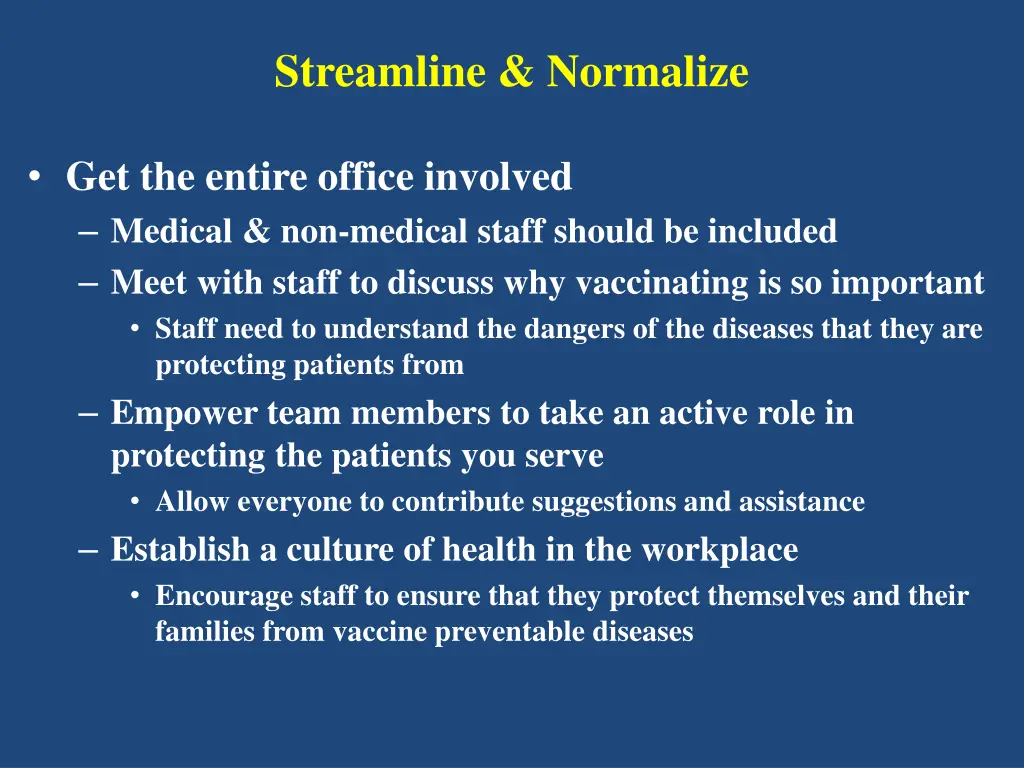 streamline normalize