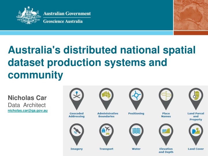 australia s distributed national spatial dataset