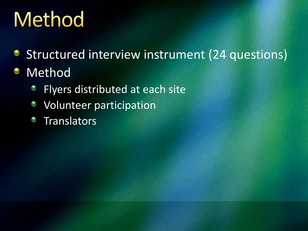 method