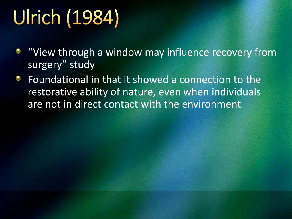 ulrich 1984
