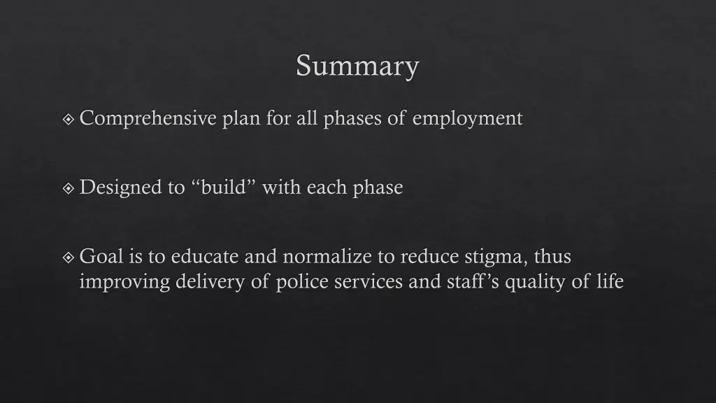summary