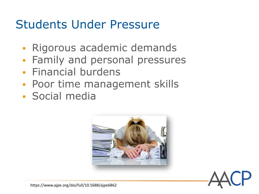 students under pressure