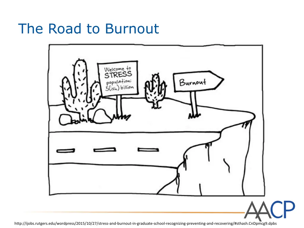 the road to burnout