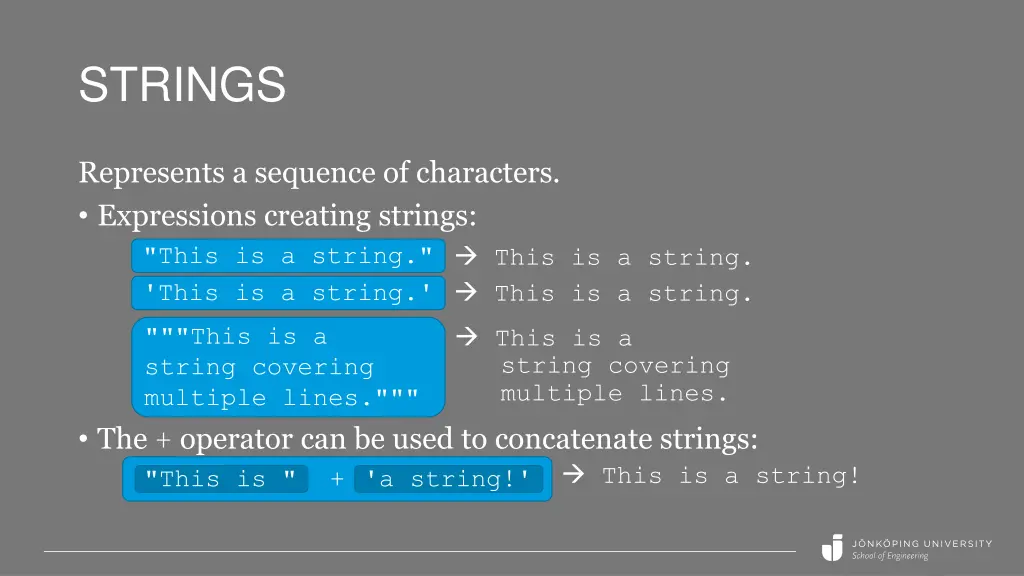 strings