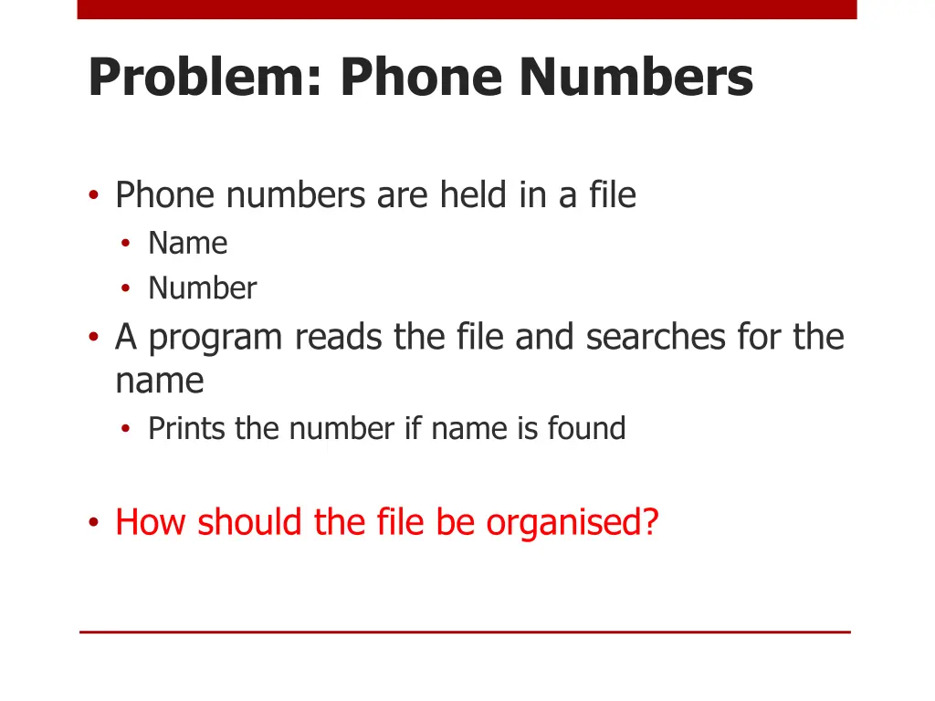 problem phone numbers