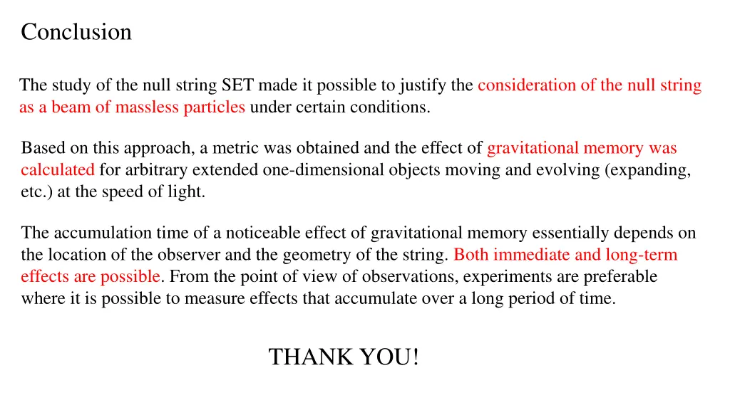 conclusion