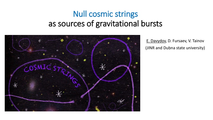 null cosmic null cosmic strings as sources