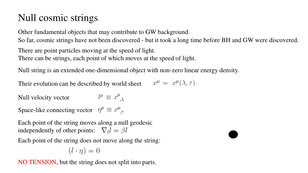 null cosmic strings