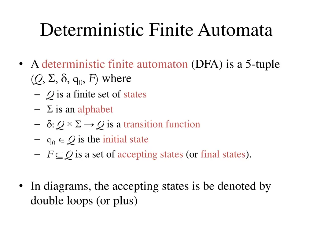 deterministic finite automata 1