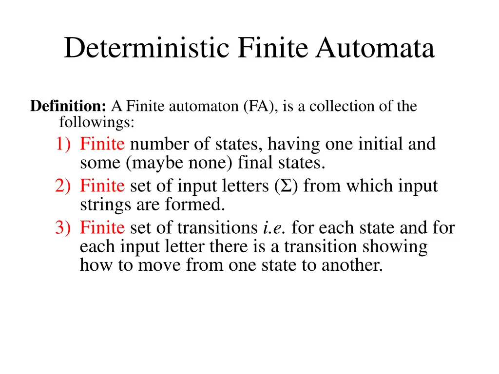 deterministic finite automata 2