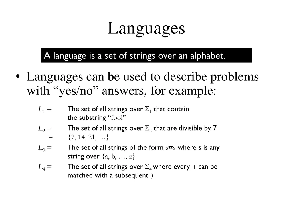 languages
