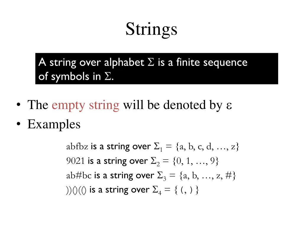 strings