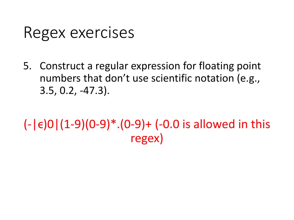 regex exercises 12