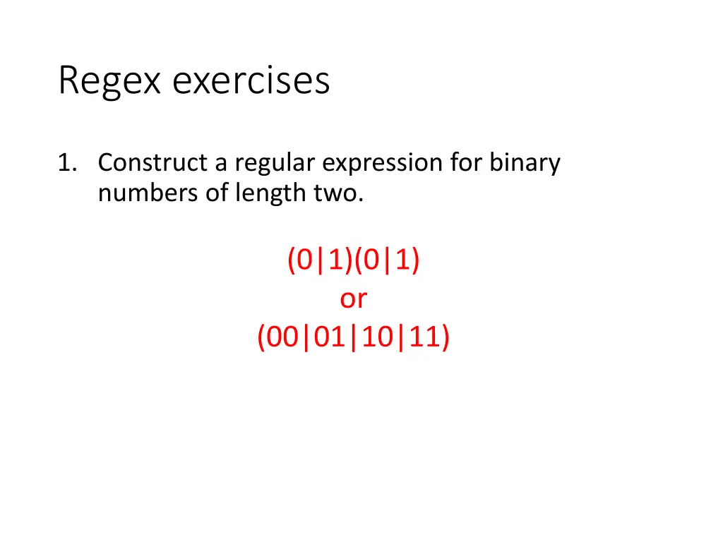 regex exercises 3