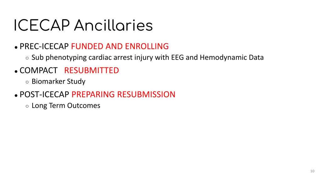 icecap ancillaries