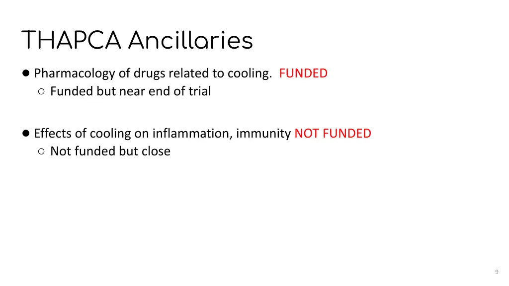 thapca ancillaries