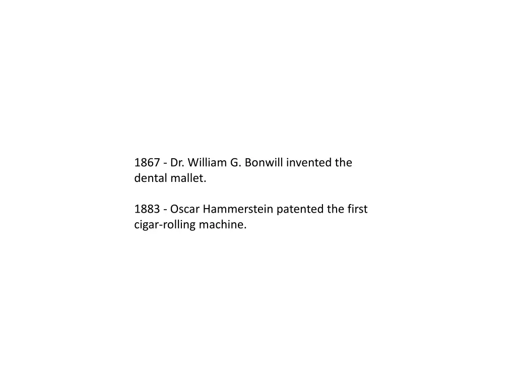 1867 dr william g bonwill invented the dental