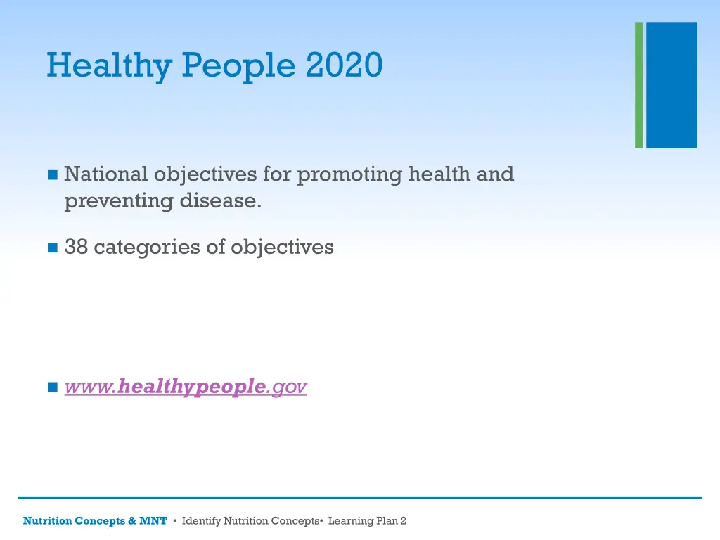 healthy people 2020