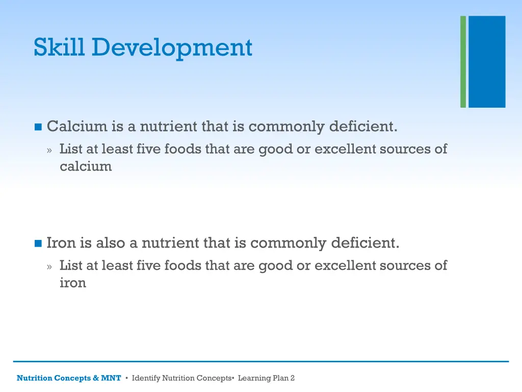 skill development