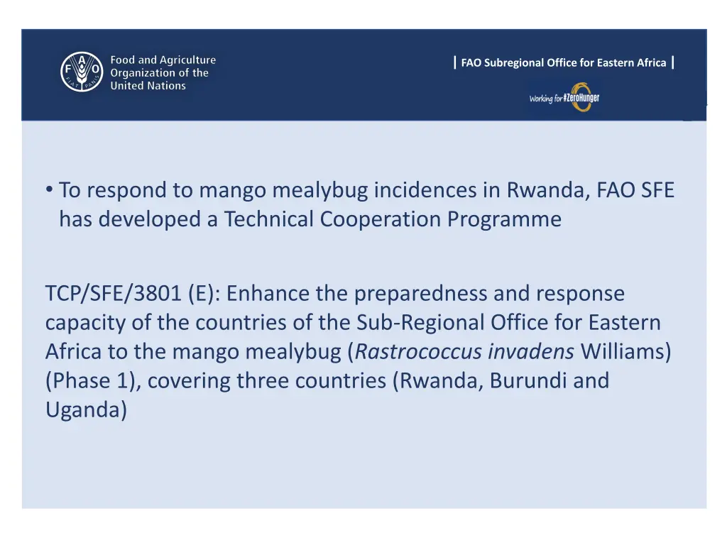 fao subregional office for eastern africa 16
