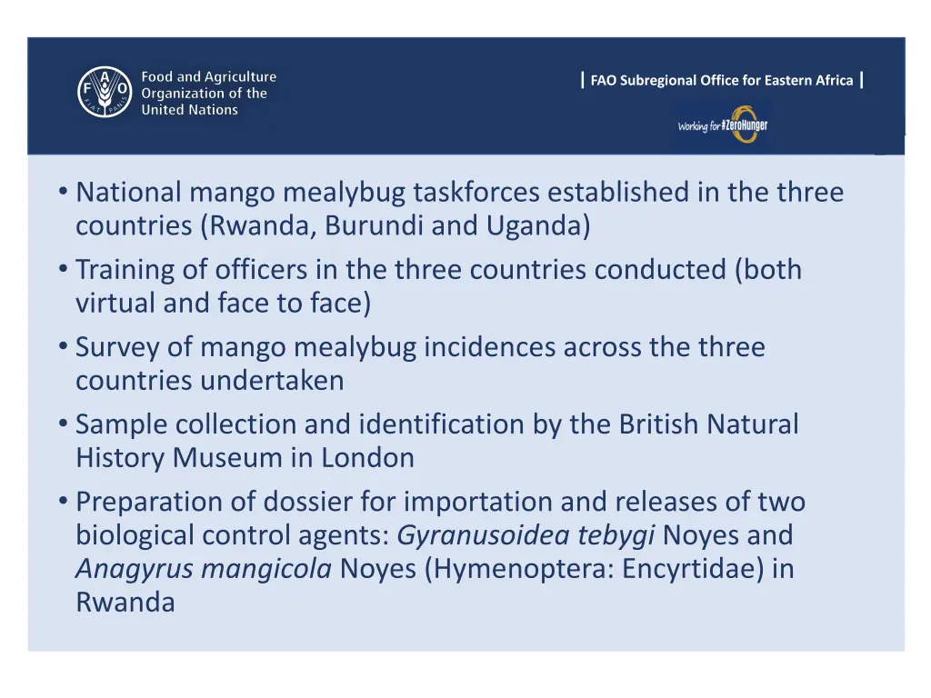fao subregional office for eastern africa 18