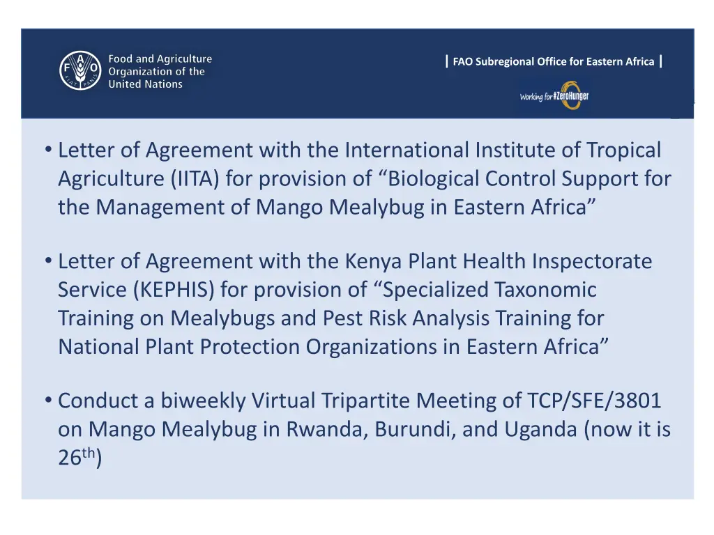 fao subregional office for eastern africa 19
