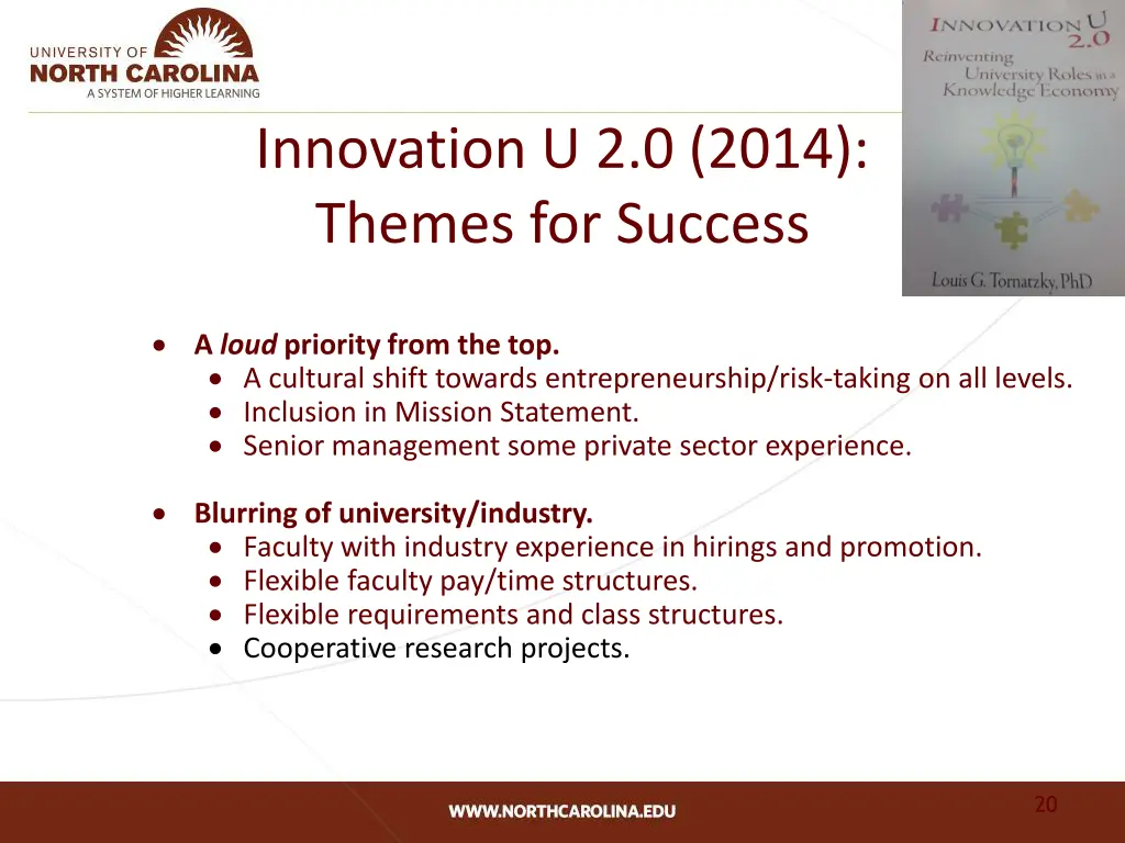 innovation u 2 0 2014 themes for success