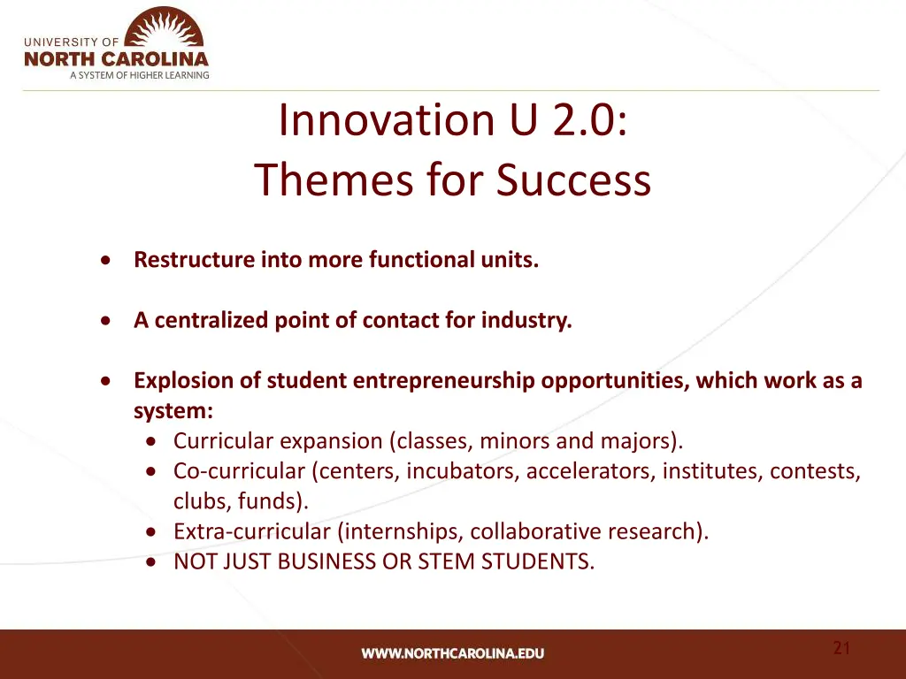 innovation u 2 0 themes for success