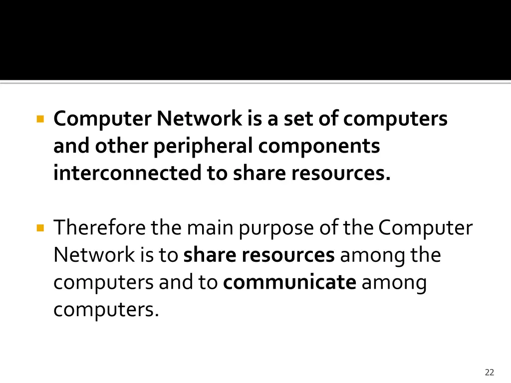 computer network is a set of computers and other
