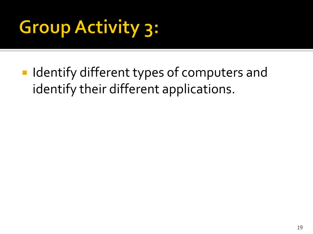 identify different types of computers