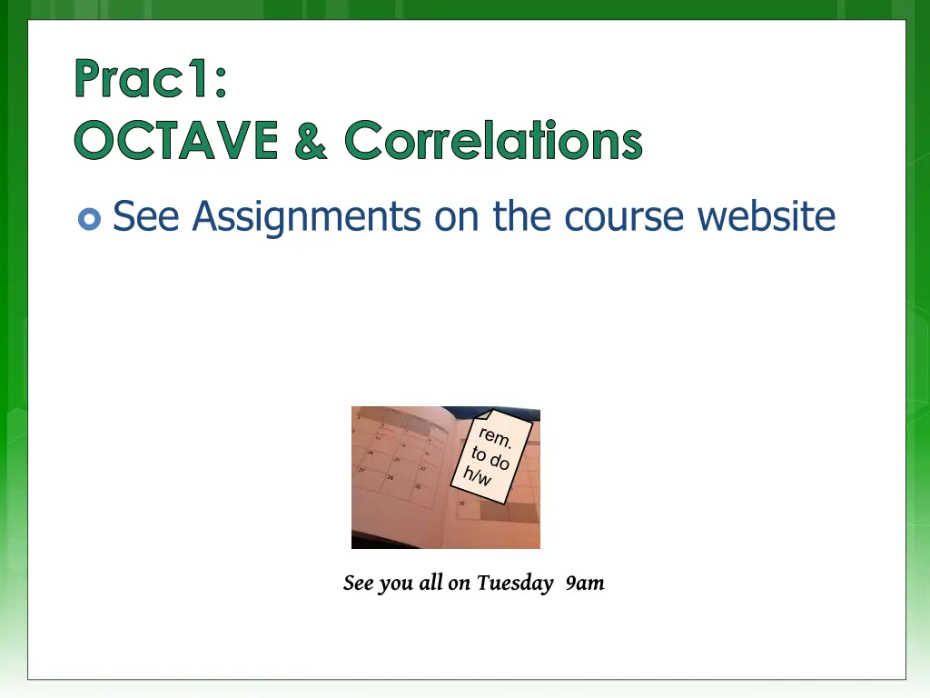 prac1 octave correlations