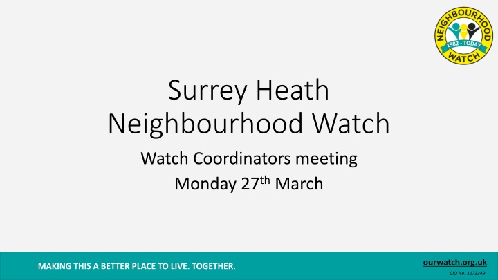 surrey heath neighbourhood watch watch