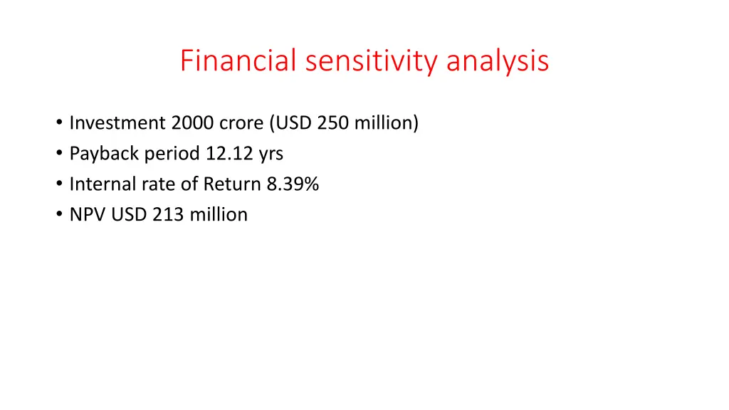 financial sensitivity analysis