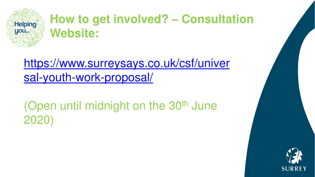 how to get involved consultation website