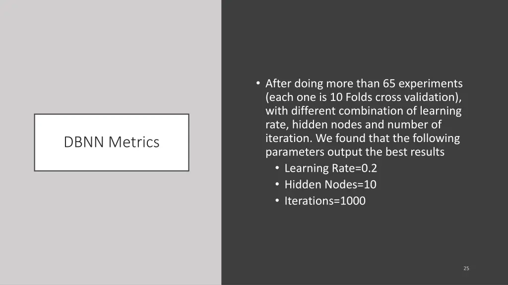 after doing more than 65 experiments each